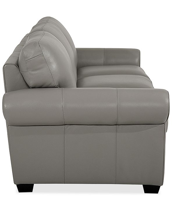 Furniture Orid 84" Queen Leather Sleeper, Created for Macy's & Reviews