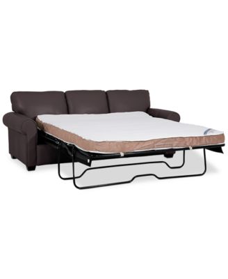 Orid 84" Queen Leather Roll Arm Sleeper