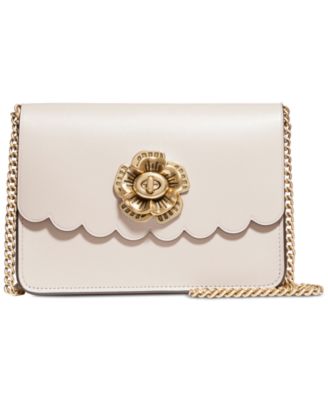 coach bowery crossbody with tea rose turnlock