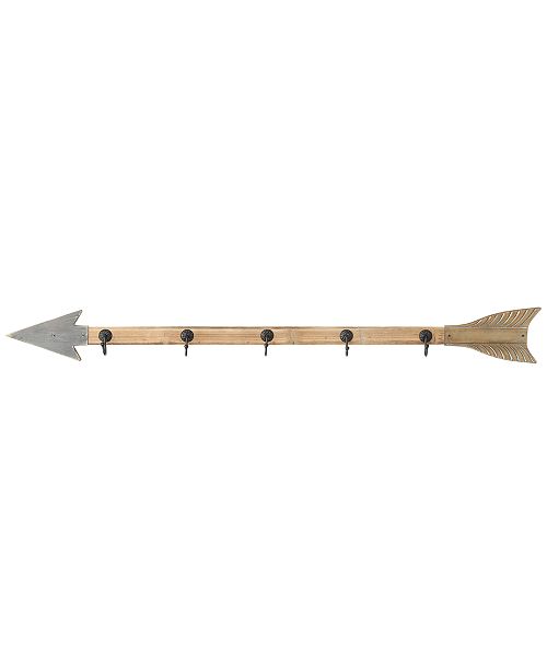 3r Studio Coat Hook Wood Metal Arrow Wall Hanging Reviews Wall Art Macy S