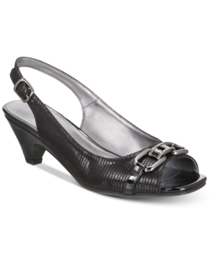image of Karen Scott Arlena Slingback Peep-Toe Pumps, Created for Macy-s Women-s Shoes