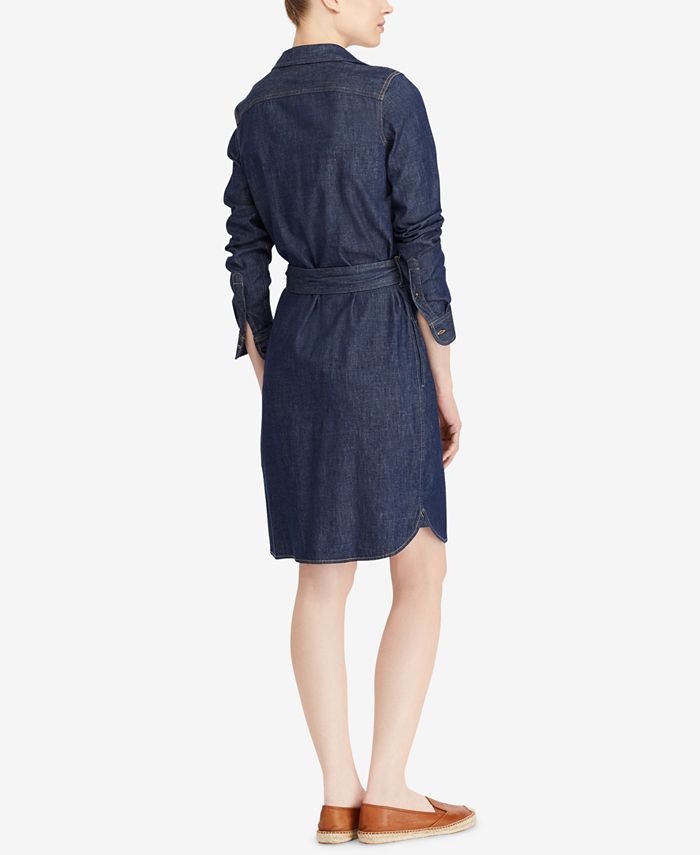 Lauren Ralph Lauren Denim Cotton Shirtdress Macys