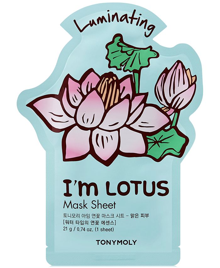 TONYMOLY - I'm Lotus Sheet Mask - (Luminating)