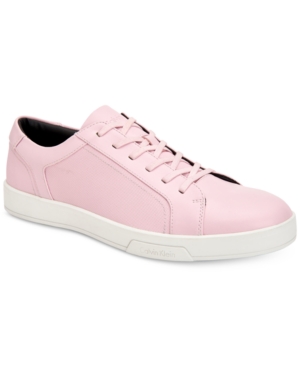Calvin Klein Men s Bowyer Diamond Sneakers Men s Shoes In Pink