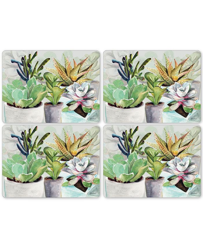 Pimpernel Succulents Set of 4 Placemats Macy's