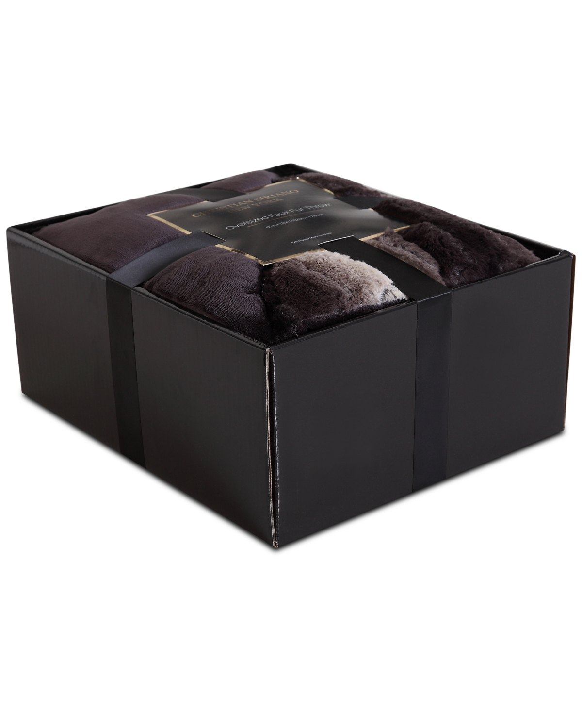 Christian Siriano New York Christian Siriano Snow Leopard Luxury Faux-fur Throw, 60" X 70" In Multi