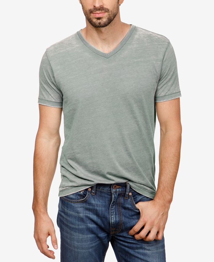 Lucky Brand Burnout V-Neck T-Shirt & Reviews - T-Shirts Men Macy's