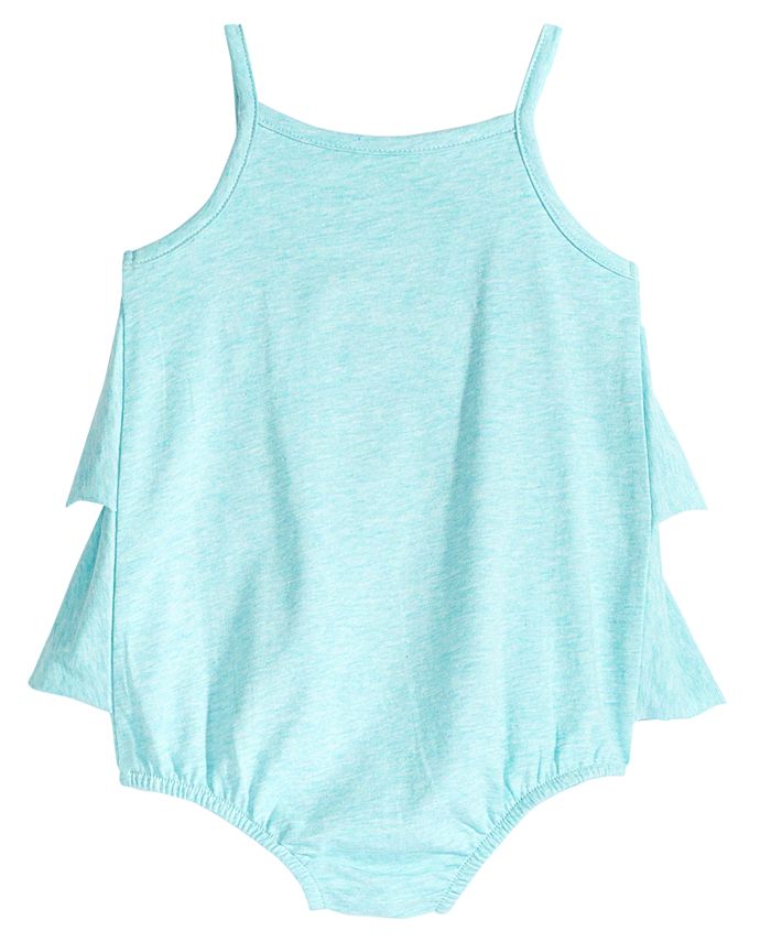 First Impressions Baby Girls Tropical Flower Cotton Romper, Created for