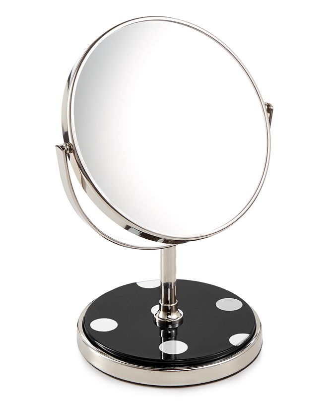 Kate Spade New York Inset Black Deco Dot Vanity Mirror Reviews Bathroom Accessories Bed Bath Macy S