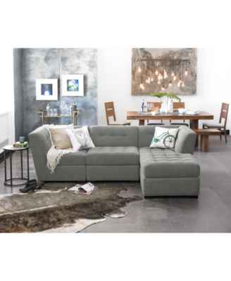 Furniture Roxanne II Performance Fabric Modular Chaise, Created for Macy's