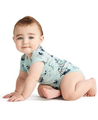 Carter's Graphic-Print Cotton Bodysuit, Baby Boys - Macy's