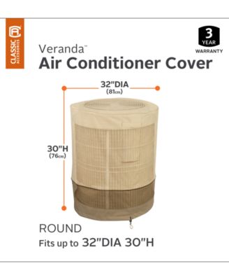 round air conditioner cover