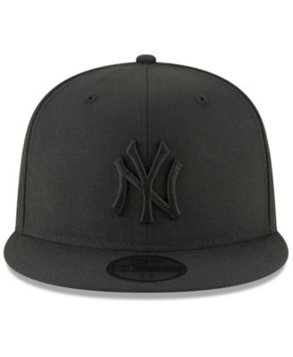 all black ny baseball hat