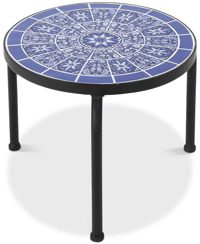 Noble House - Hailey Round Side Table, Quick Ship