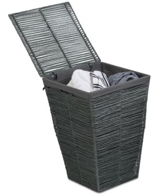 Honey Can Do Coastal Collection Laundry Hamper