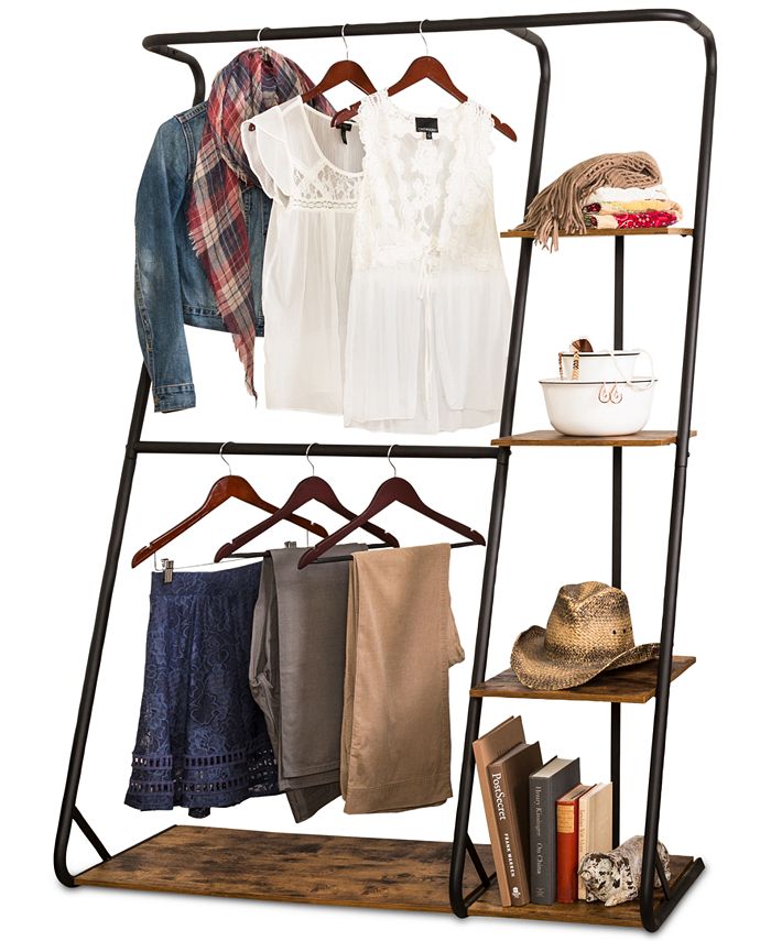 Honey Can Do Rustic Wardrobe Macy's