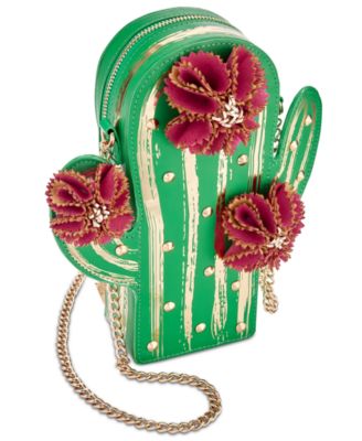 betsey johnson cactus purse