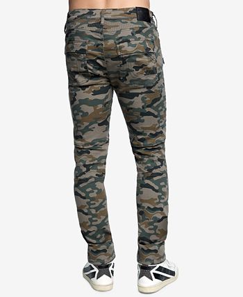 Mens camo clearance moto jeans