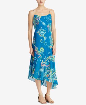 ralph lauren paisley print dress