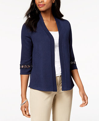 JM Collection Embellished Cardigan, Created for Macy's & Reviews ...