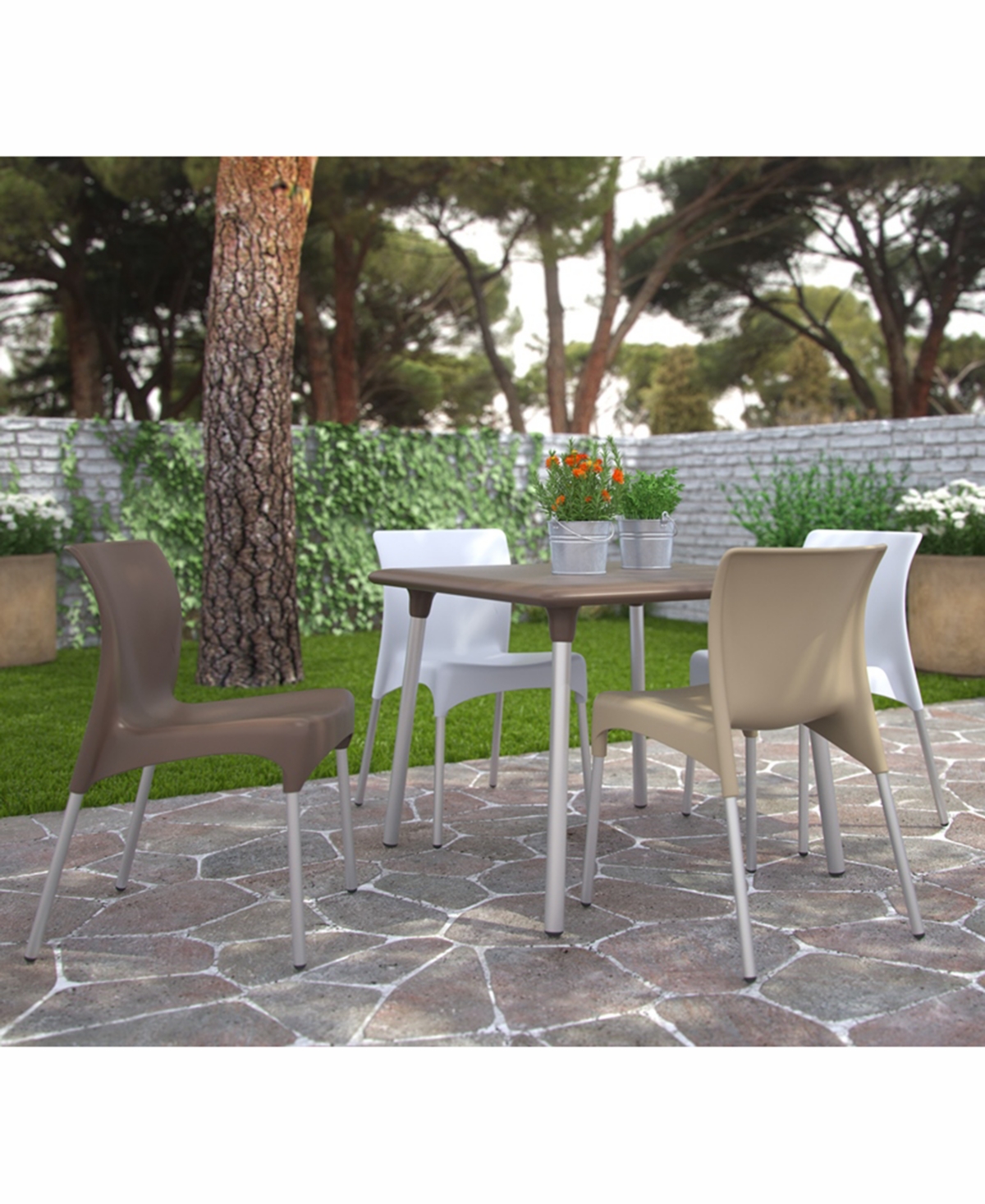 New Flash Outdoor Square Side Table