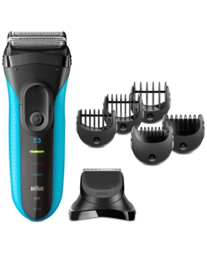 Braun Series 3 3010BT Mens Wet Dry Electric Shaver with Beard Trimmer
