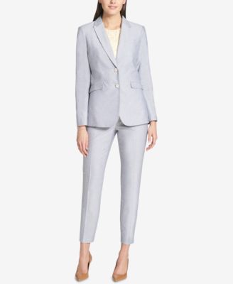 macy's tommy hilfiger women's suits