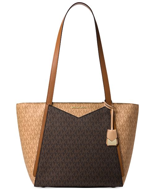 Michael Kors Signature Whitney Medium Tote Reviews Handbags Accessories Macy S