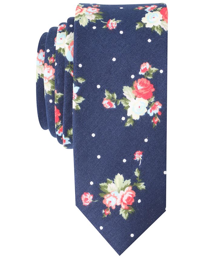 Original Penguin Men's Tessna Floral Skinny Tie - Macy's