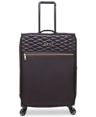 white dkny suitcase