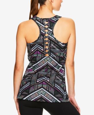 Gaiam - Shilo Printed Compression Racerback Bra Tank Top