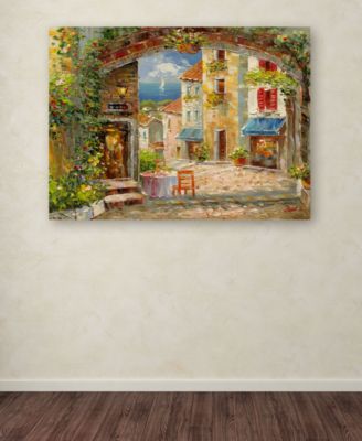 Rio 'Capri Isle' Canvas Art - 47" x 35"
