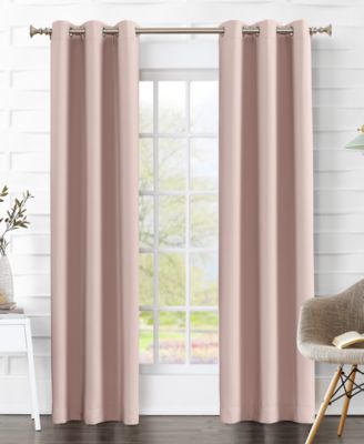 Sun Zero - Preston 80" x 95" Blackout Grommet Curtain Panel Pair