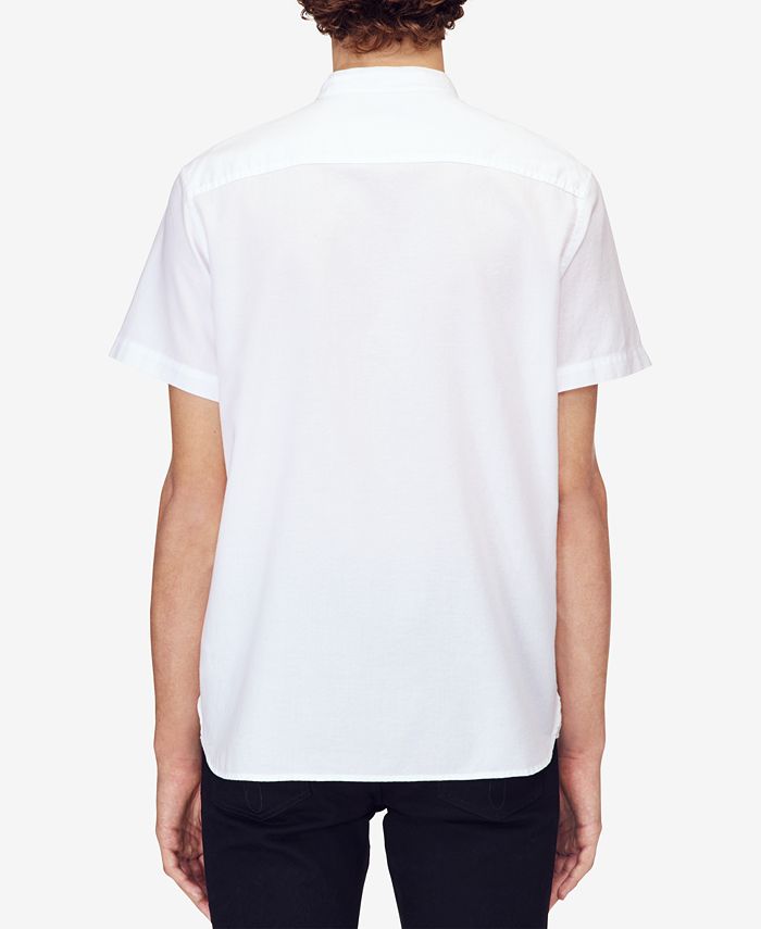 Calvin Klein Jeans Men's Banded Panama Weave Utility Shirt - Macy's
