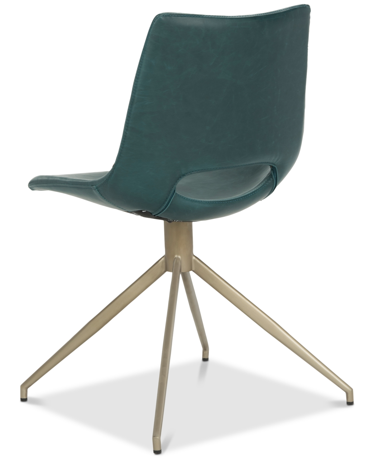 Safavieh Ghant Dining Chair (set Of 2) In Blue,brass