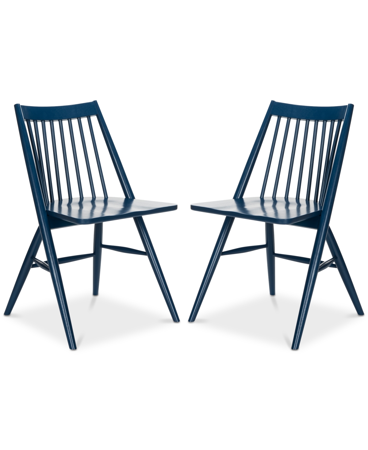 Macy's Eldred Dining Chair (set Of 2) In Navy