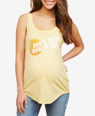 Motherhood Maternity - Maternity Graphic Tank Top