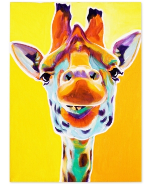 Trademark Global Dawgart 'giraffe No. 3' Canvas Art In No Color