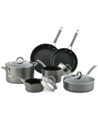 Circulon Elementum 10-Pc. Hard-Anodized Non-Stick Cookware Set
