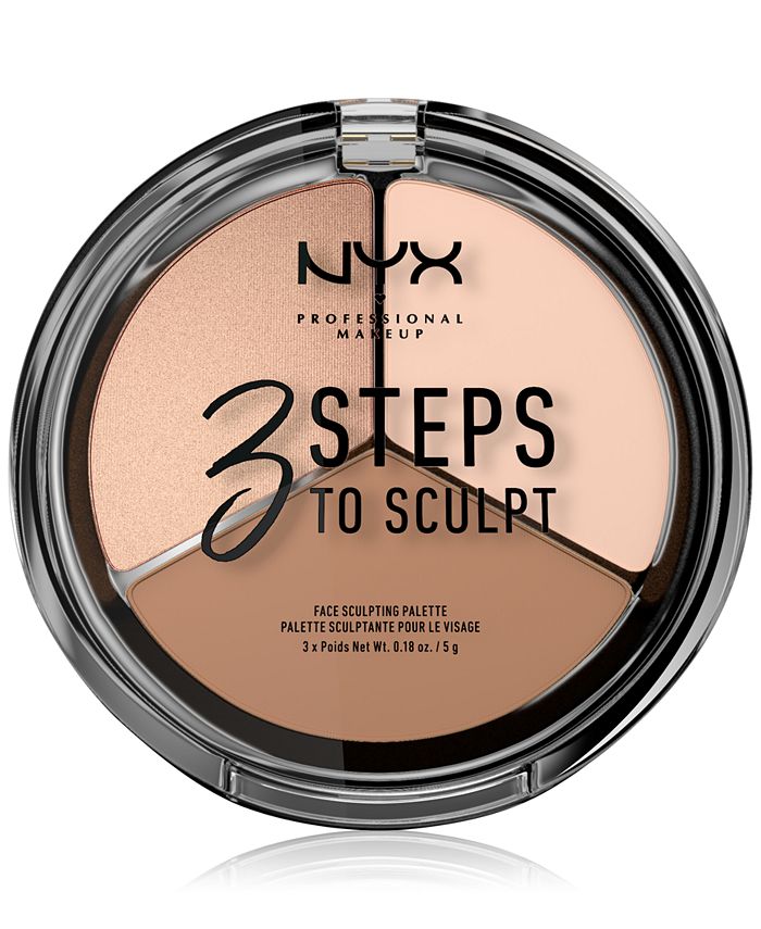 NYX Professional Makeup - Three Steps To Sculpt Palette