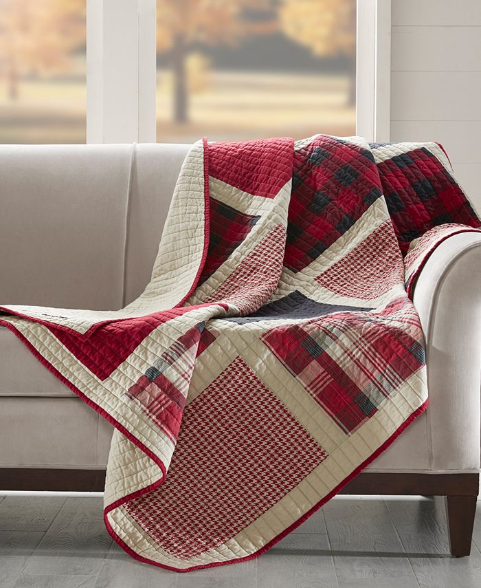 Woolrich shop quilted throw