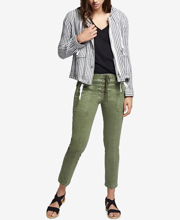 Sanctuary Nova Linen Hooded Jacket Macy's