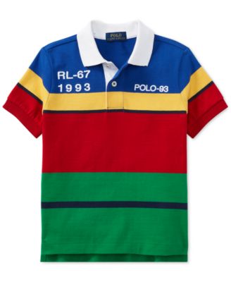 Polo Ralph Lauren Big Boys CP 93 Striped Cotton Jersey Polo Shirt Macy s