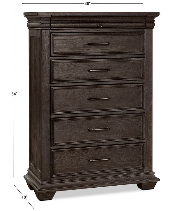 Furniture Hansen Storage Bedroom Furniture, 3-Pc. Set ...