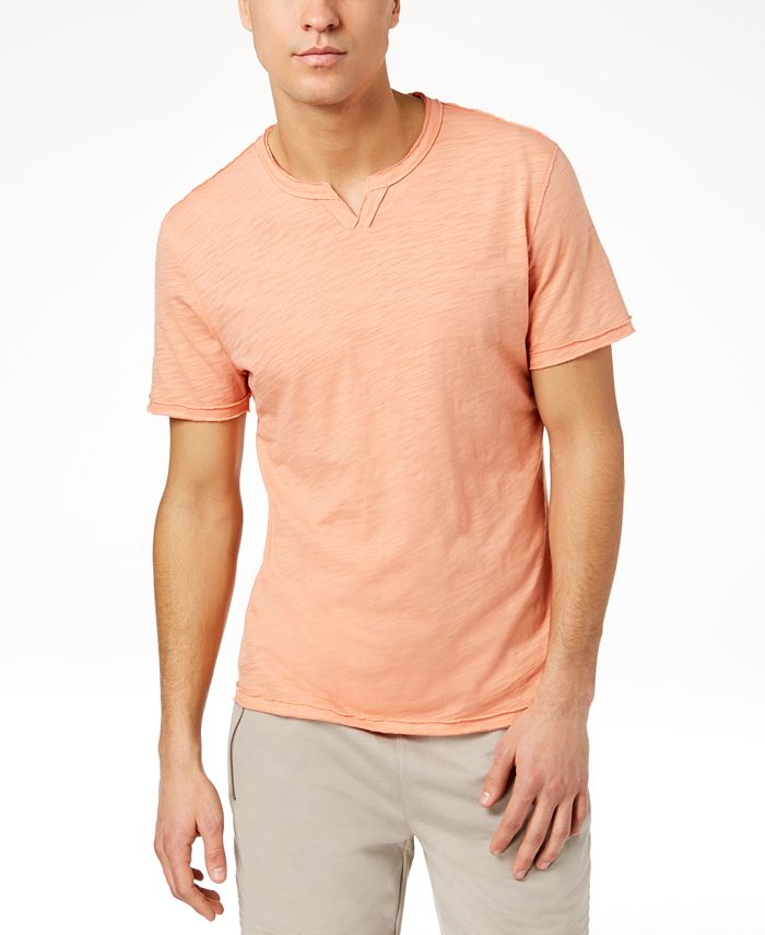 INC International Concepts I.N.C. Men's Soft Touch Split-Neck T-Shirt ...