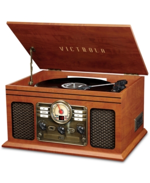 Victrola - Bluetooth Stereo Audio System - Mahogany