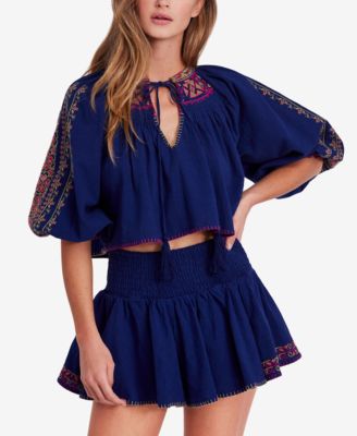 Free People - Cherry Bomb Top & Shorts Set