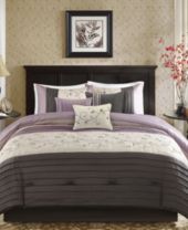 Purple Bed In A Bag And Comforter Sets Queen King More Macy S
