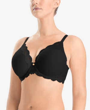NATORI PURE ALLURE PLUS SIZE FULL FIGURE LACE-TRIM BRA 736099