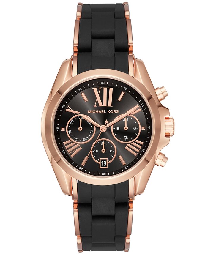 Michael Kors Women's Bradshaw Chronograph Rose GoldTone Stainless